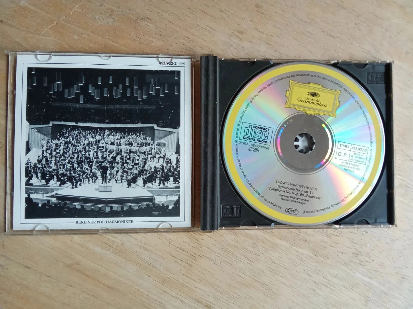 Beethoven, Symfonie Nr. 5 en 6 "pastoraal", Herbert von Karajan – photo 2